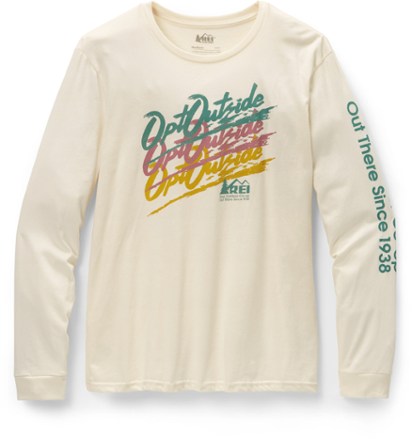 Retro Opt Outside Graphic Long-Sleeve T-Shirt