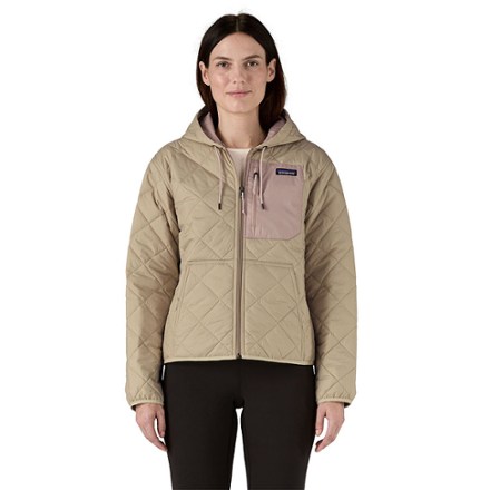 Diamond Quilted Bomber Insulated Hoody - Women's