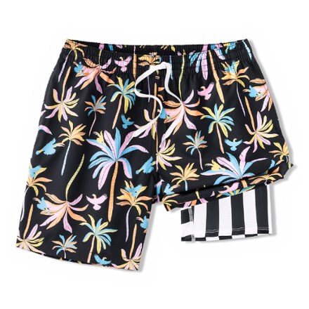 Stretch 7" Lined Swim Trunks - Men's