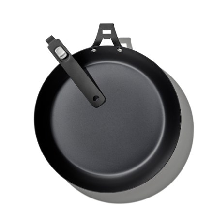 Outdoor Carbon Steel Fry Pan with Removable Handle - 12"
