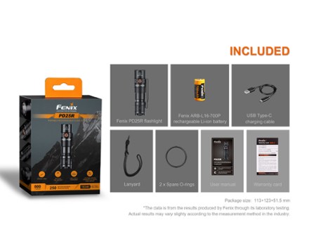 PD25R Rechargeable Flashlight