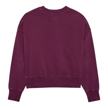 Oversized Fleece Crew Sweatshirt - Women's