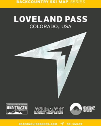 Backcountry Ski Map: Loveland Pass, Colorado