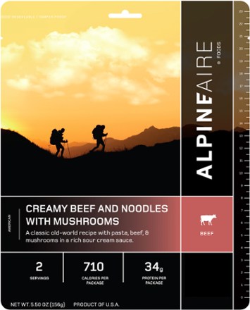 Creamy Beef and Noodles with Mushrooms - 2 Servings