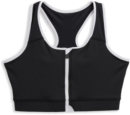 Racerback Zip Swimsuit Top