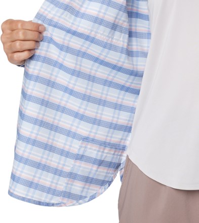 Silver Ridge Utility Patterned Long-Sleeve Shirt - Women's