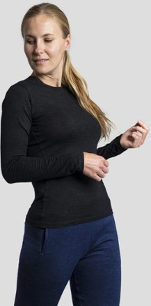 160 Ultralight Alpaca Wool Long-Sleeve Base Layer Shirt - Women's