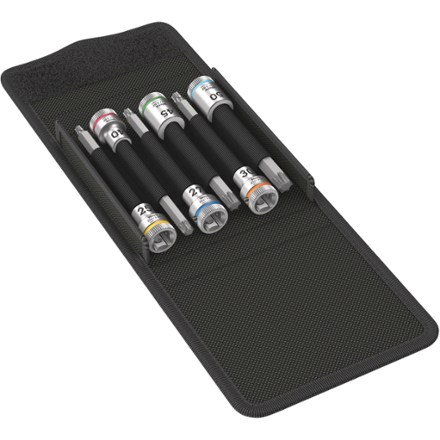 8767 B TORX HF 1 Zyklop Bit Socket 6-Piece Set with 3/8" Drive and Holding Function