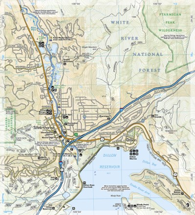 Blue River Fishing & River Recreation Map Guide
