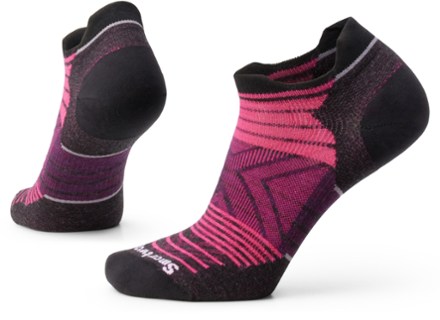 Performance Run Zero Cushion Striped Low Ankle Socks - Women's