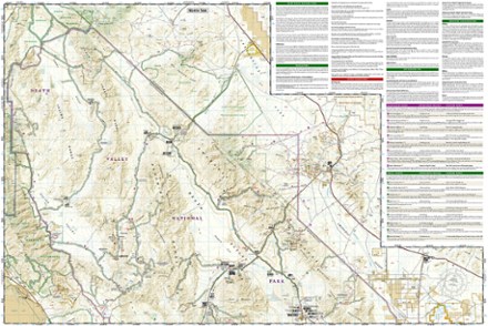 Death Valley National Park Trail Map - California