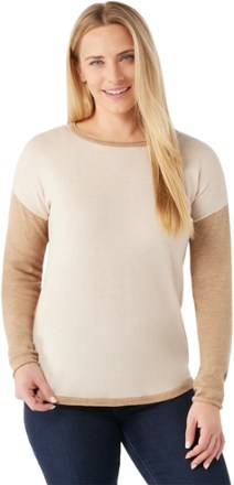 Shadow Pine Colorblock Crew Sweater - Women's