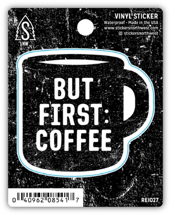 But First Coffee Sticker