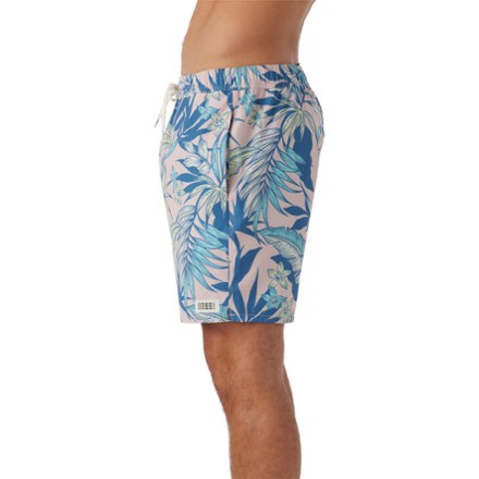 Hermosa Elastic Waist 17" Swim Trunks - Men's