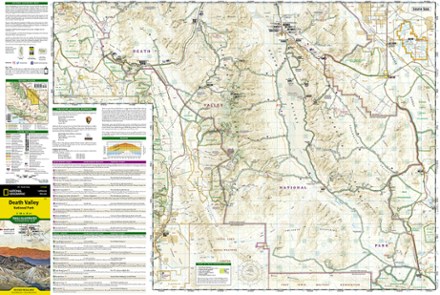 Death Valley National Park Trail Map - California