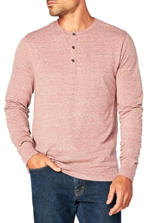 Triblend 3-Button Long-Sleeve Henley Shirt - Men's