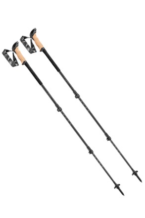 Black Series Carbon Trekking Poles - Pair