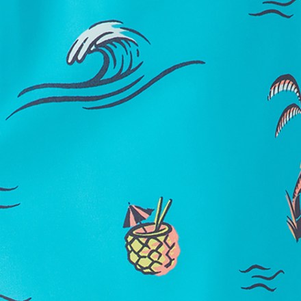 Hermosa Elastic Waist 17" Swim Trunks - Men's