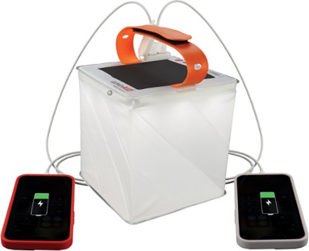 Survivor Quick Inflate Solar Lantern with Dual Phone Charger