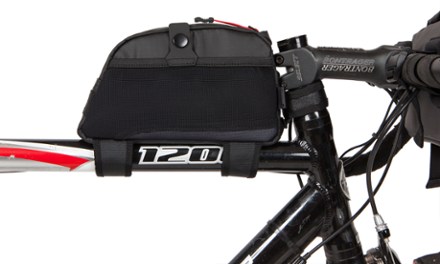 Commute Top Tube Stash Bag - Black Recycled