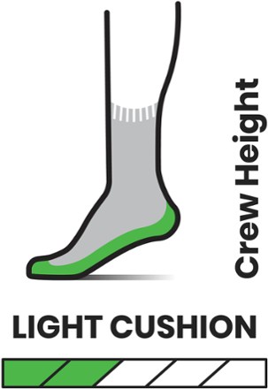 Classic Hike Light Cushion Crew Socks - Men's