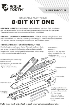 8-Bit Kit One Bike Multi-Tool Set