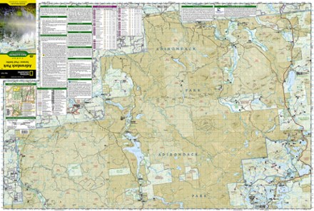 Adirondack National Park Trail Map