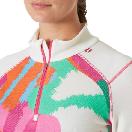 LIFA Merino Midweight 2-in-1 Graphic Half-Zip Base Layer Top - Women's