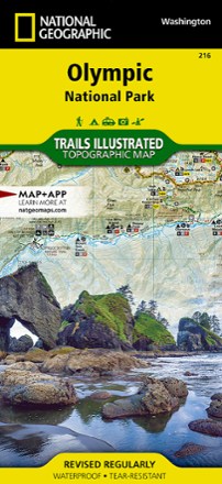 Olympic National Park Topographic Map 