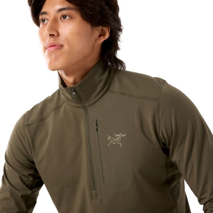 Rho LT Zip-Neck Base Layer Top - Men's