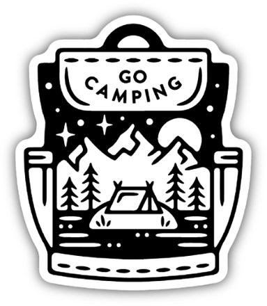 Go Camping Sticker