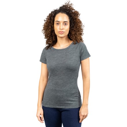 160 Ultralight Alpaca Wool Crew Neck Base Layer T-Shirt - Women's