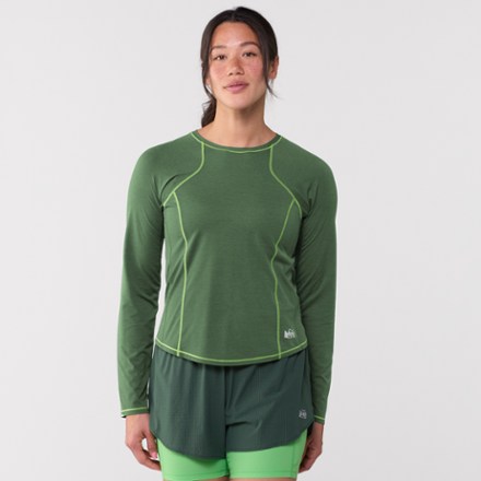 Swiftland High-Low-Hem Long-Sleeve Running T-Shirt - Women's