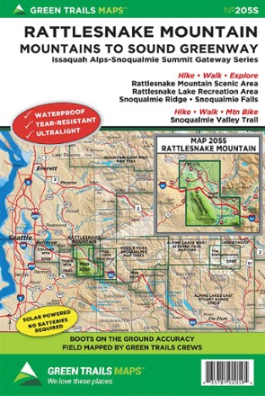 Map 205S - Rattlesnake Mountain