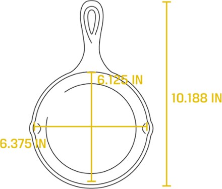 Cast Iron Skillet - 6.5 in.