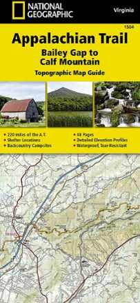 Appalachian Trail: Bailey Gap to Calf Mountain Topographic Map Guide