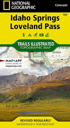 Idaho Springs/Georgetown/Loveland Pass Trail Map