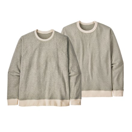 Reversible Shearling Crew Sweatshirt - Men's