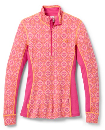 Rose Half-Zip Base Layer Top - Women's