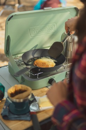 Outdoor Carbon Steel Fry Pan with Removable Handle - 10"