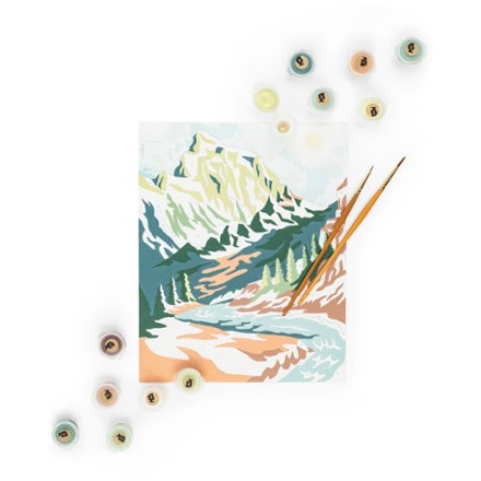 Mountainscape Paint-by-Number Kit