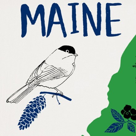 Maine Tea Towel