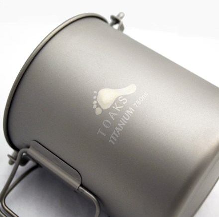 Titanium 750ml Pot with Bail Handle