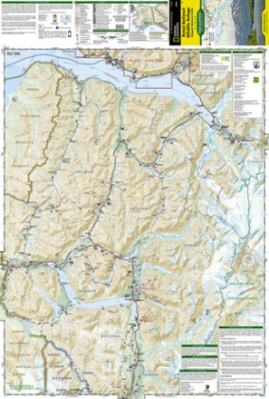 Kenai National Wildlife Refuge/Chugach National Forest Topographic Map