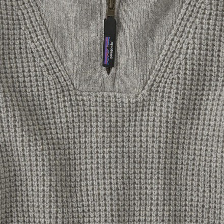Recycled Wool-Blend Quarter-Zip Pullover - Women's