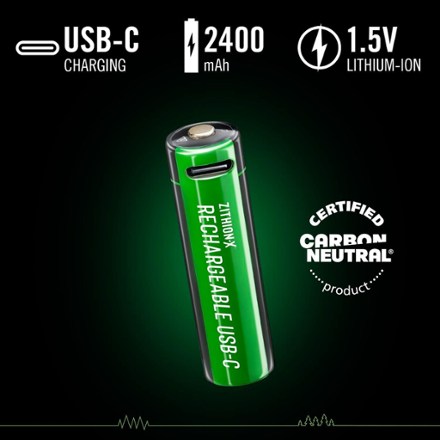 Zithion-X AA USB-C Rechargeable Batteries - Package of 4