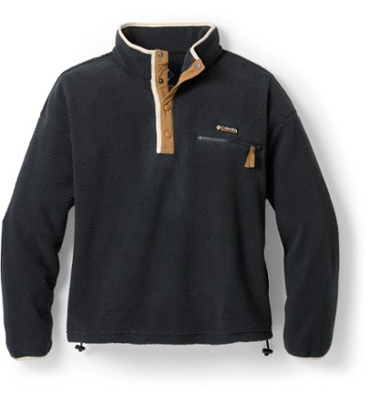 Helvetia II Cropped Half-Snap Fleece Pullover - Women's
