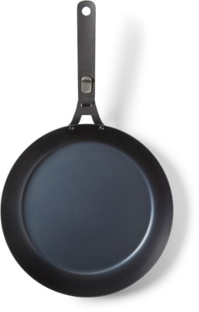 Outdoor Carbon Steel Fry Pan with Removable Handle - 12"