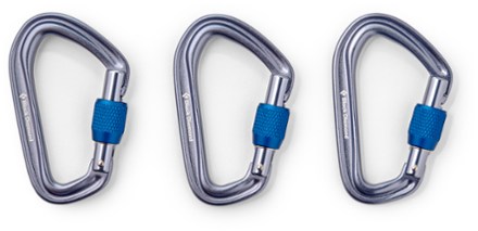 HotForge Screwgate Carabiners - Package of 3