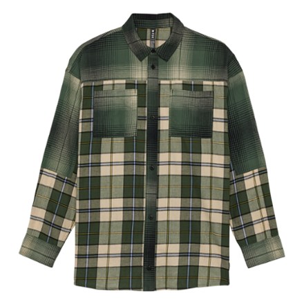 Oversized Flannel Shirt - Women's